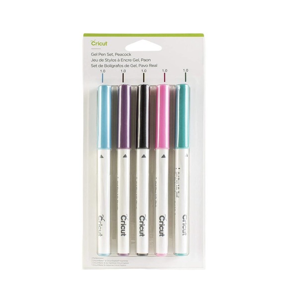 Cricut Gel Pen Set - Peacock 1.0 Pink 2004596 NEW 5 Pack - Picture 4 of 6